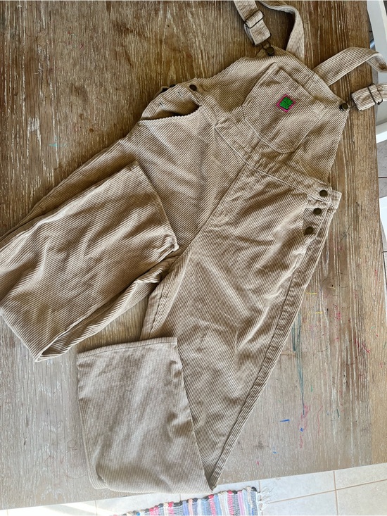 Empyre Denim - Beige Corduroy Overalls Empyre